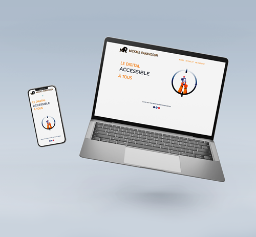 mockup Création de site web